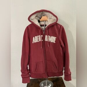 y2k Abercrombie & Fitch zip-up Fur Jacket